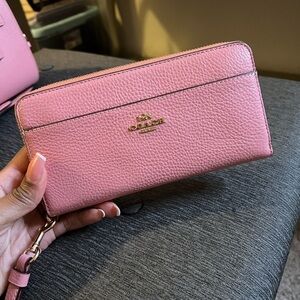 Pink Coach Wallet